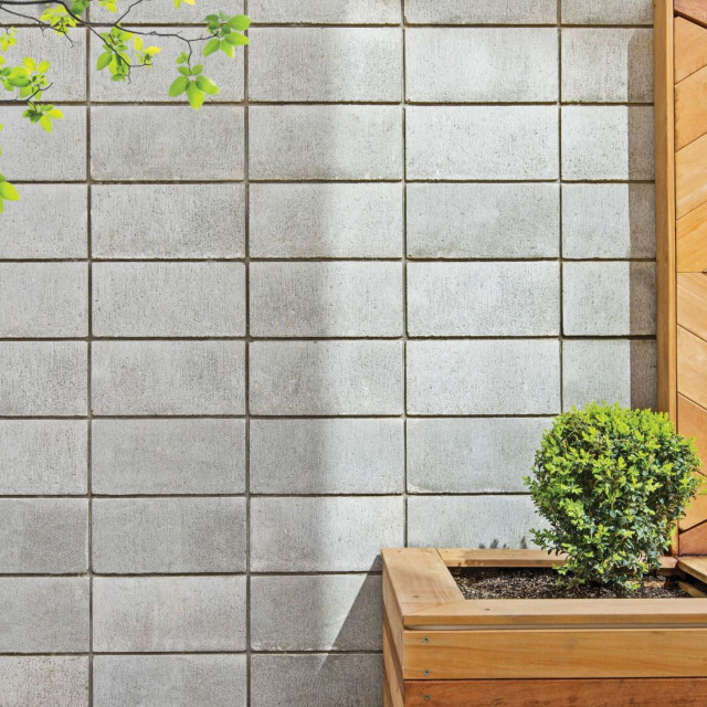 Grey Masonry retaining