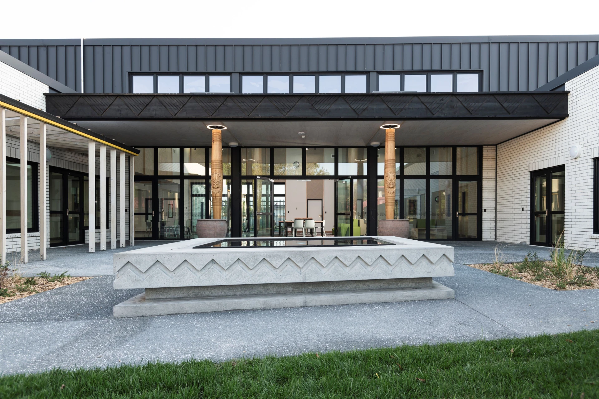 Gisborne hospital Courtyard