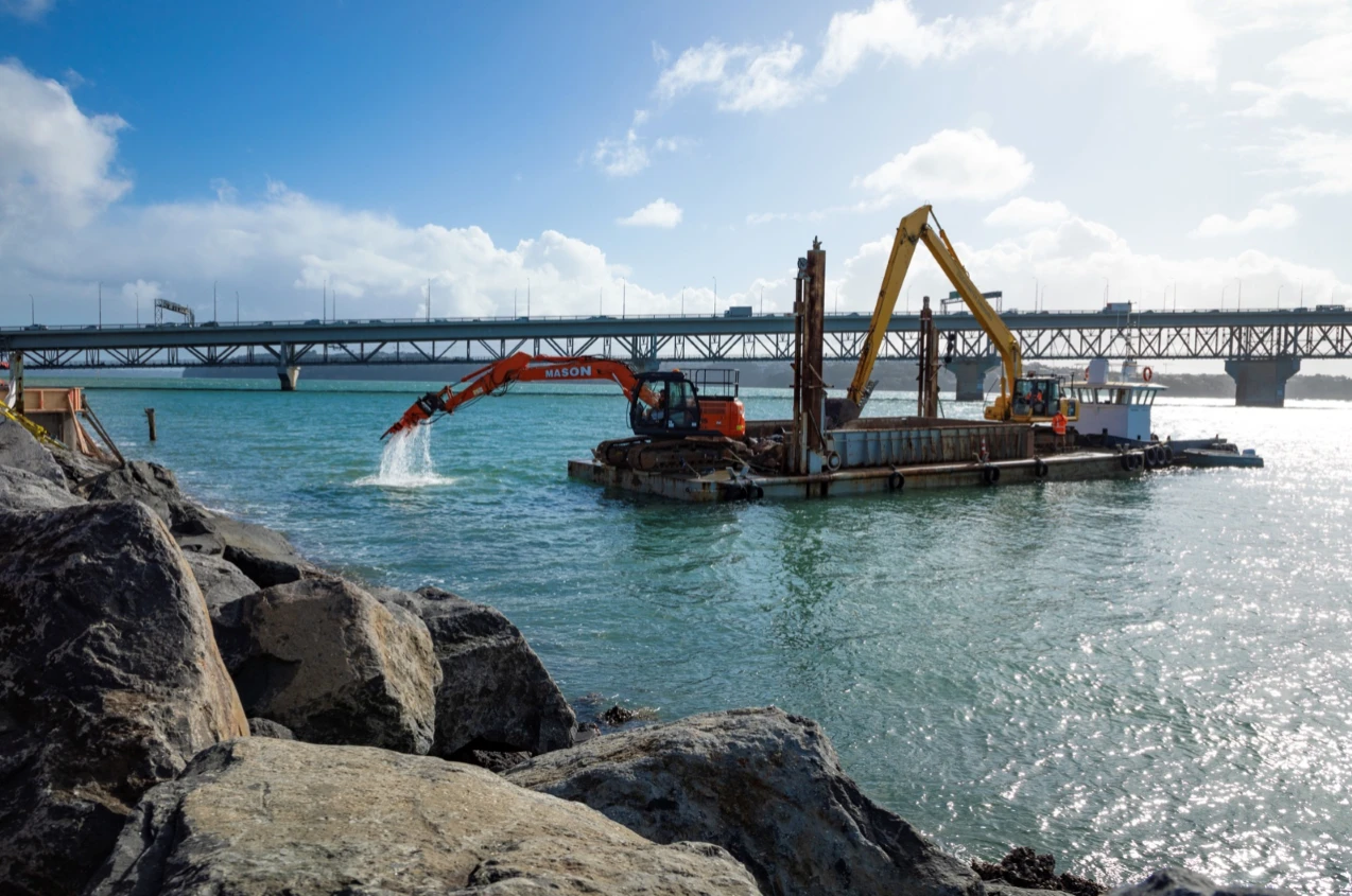 Westhaven Marina site Works